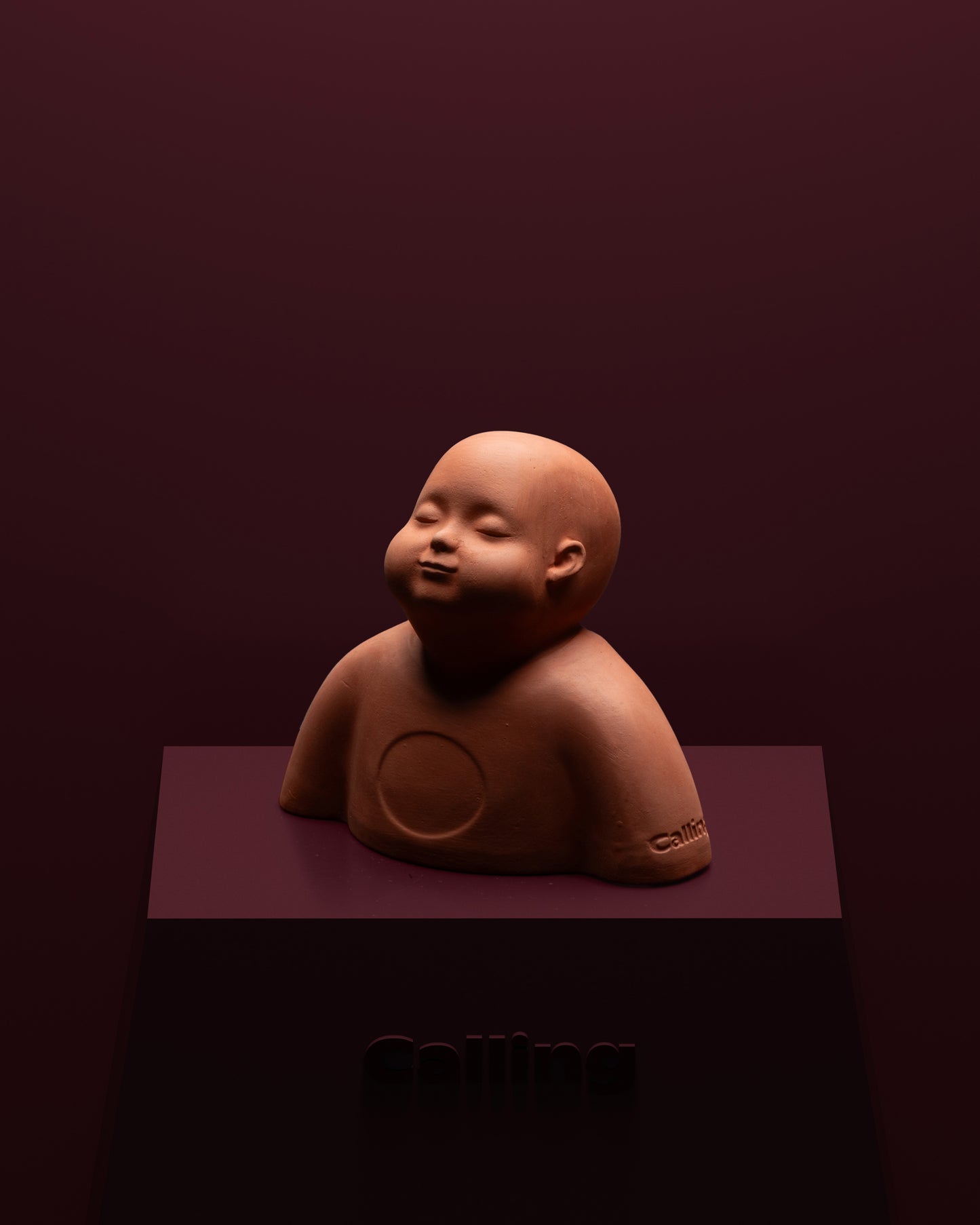 calling inyu terracotta bust-mini