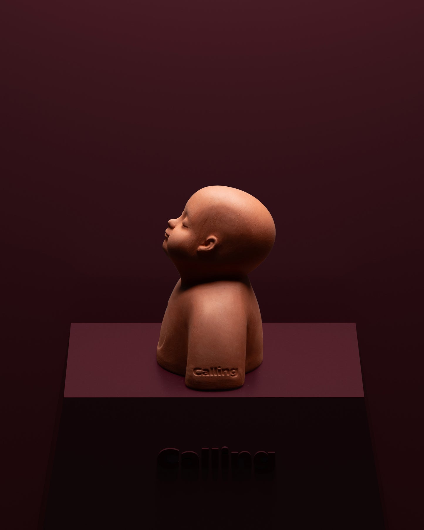 calling inyu terracotta bust-mini