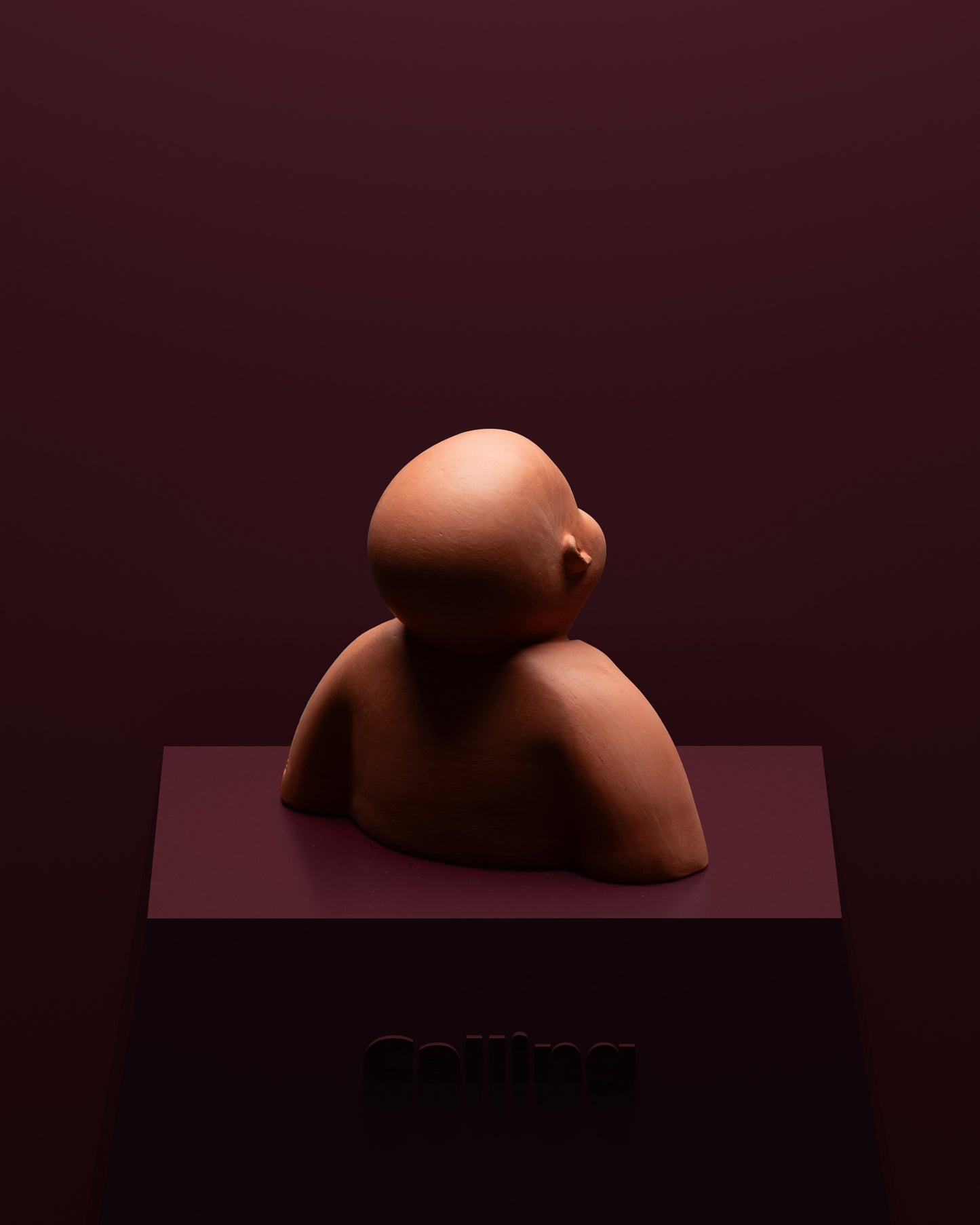 calling inyu terracotta bust-mini