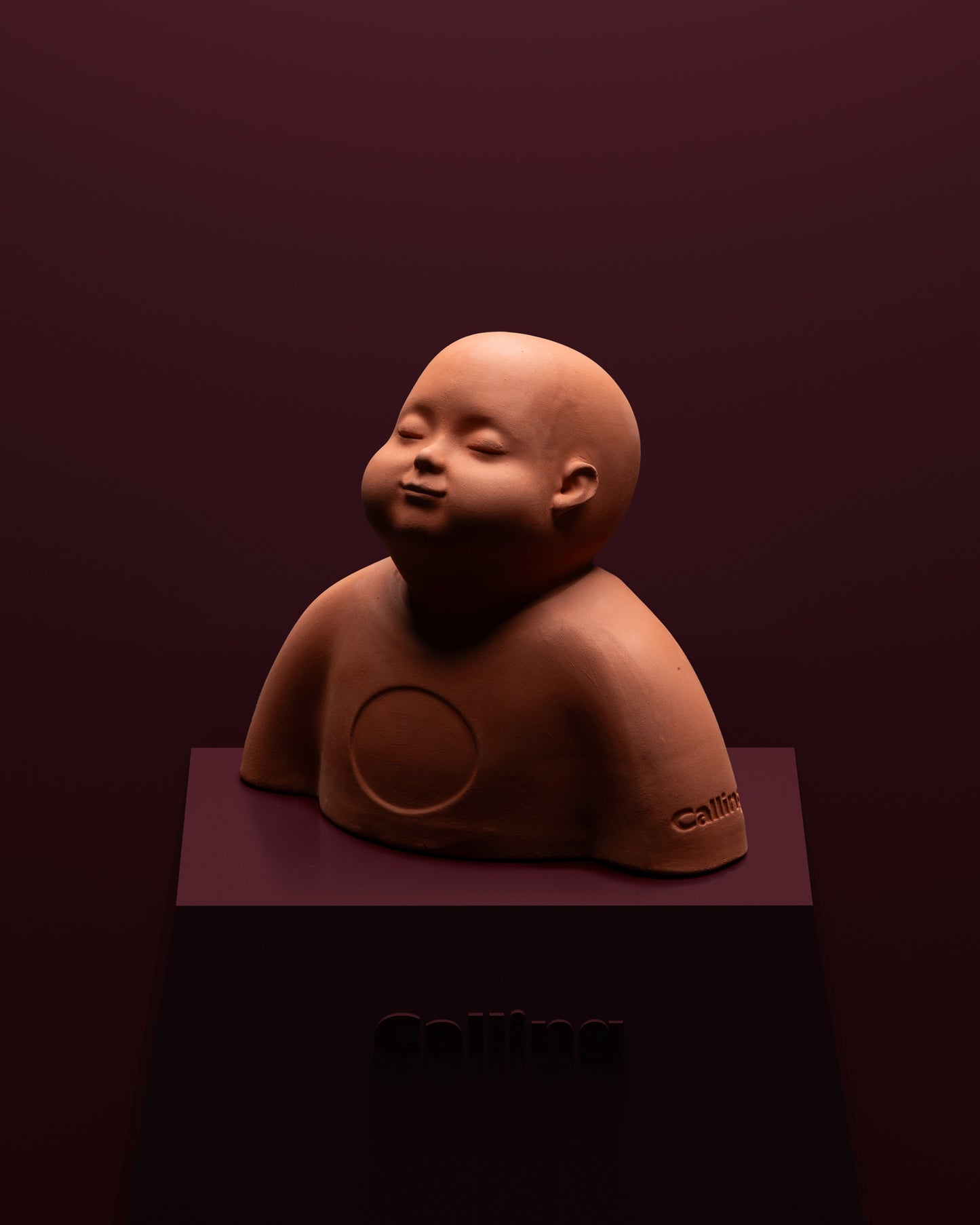 calling inyu terracotta bust