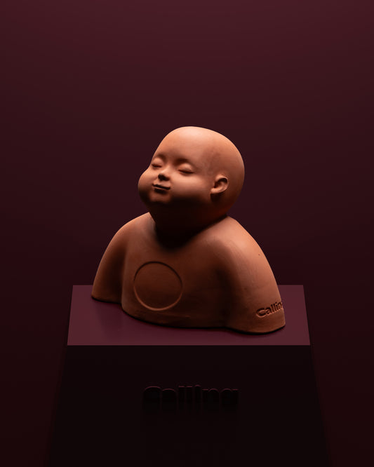 calling inyu terracotta bust