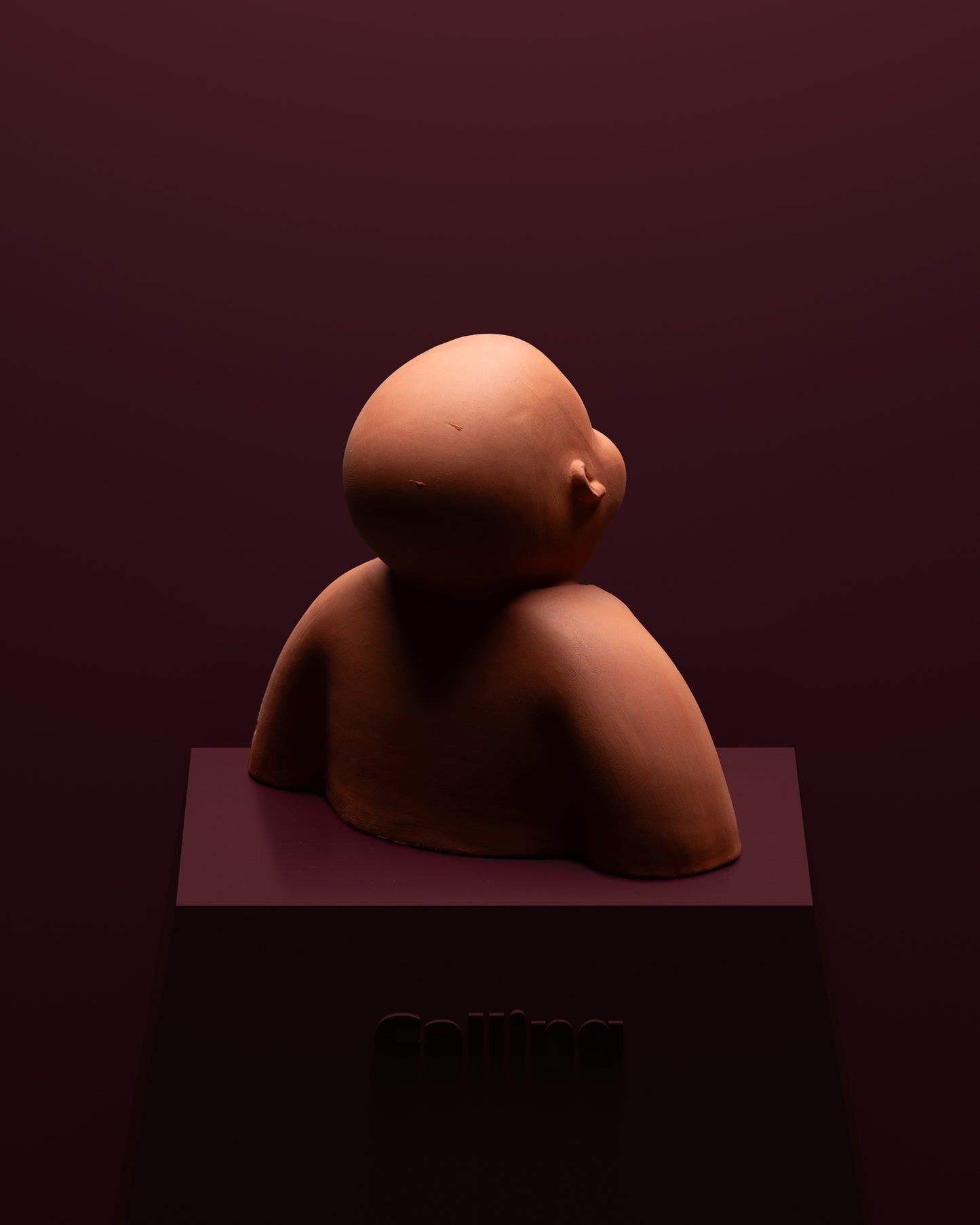 calling inyu terracotta bust