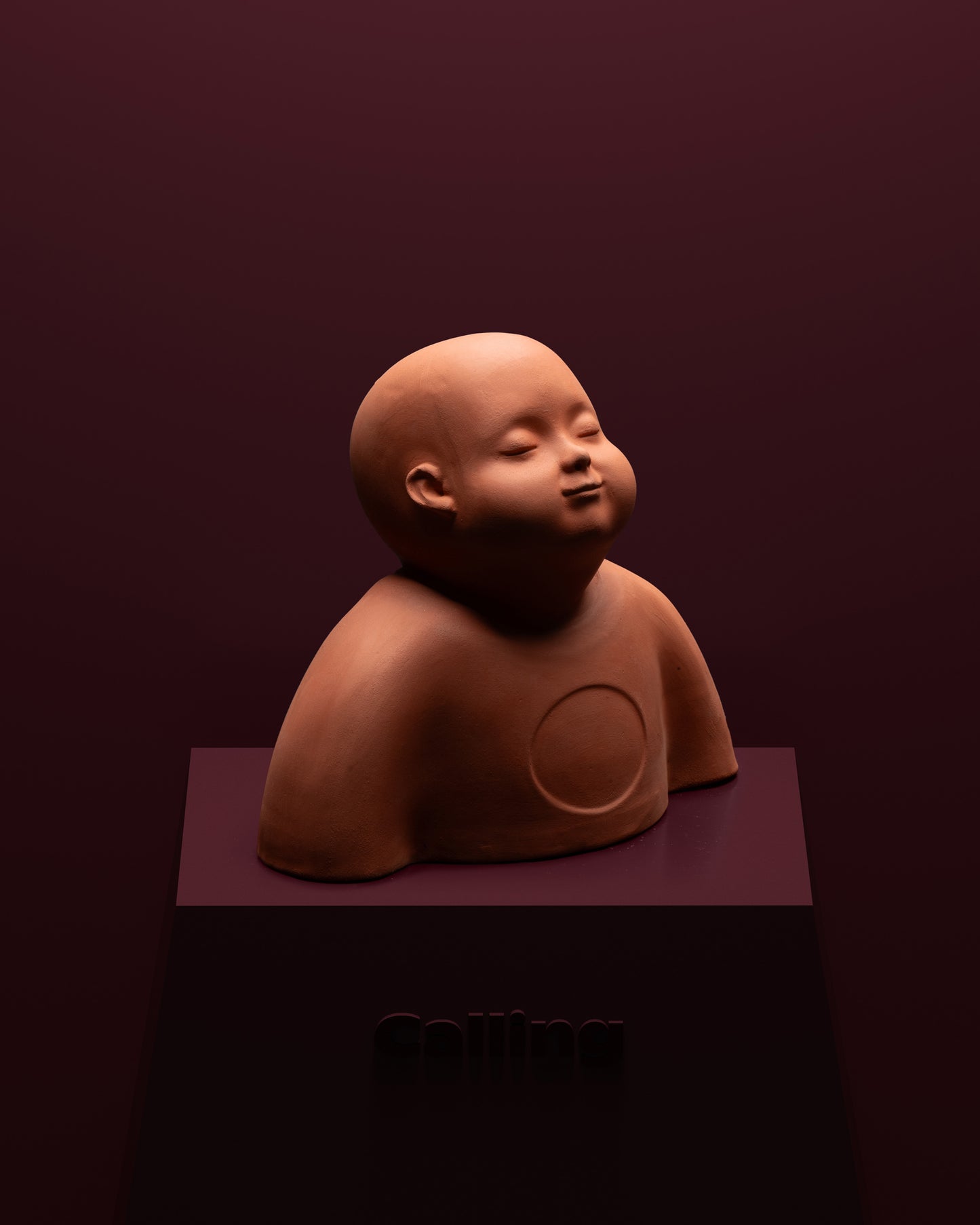 calling inyu terracotta bust