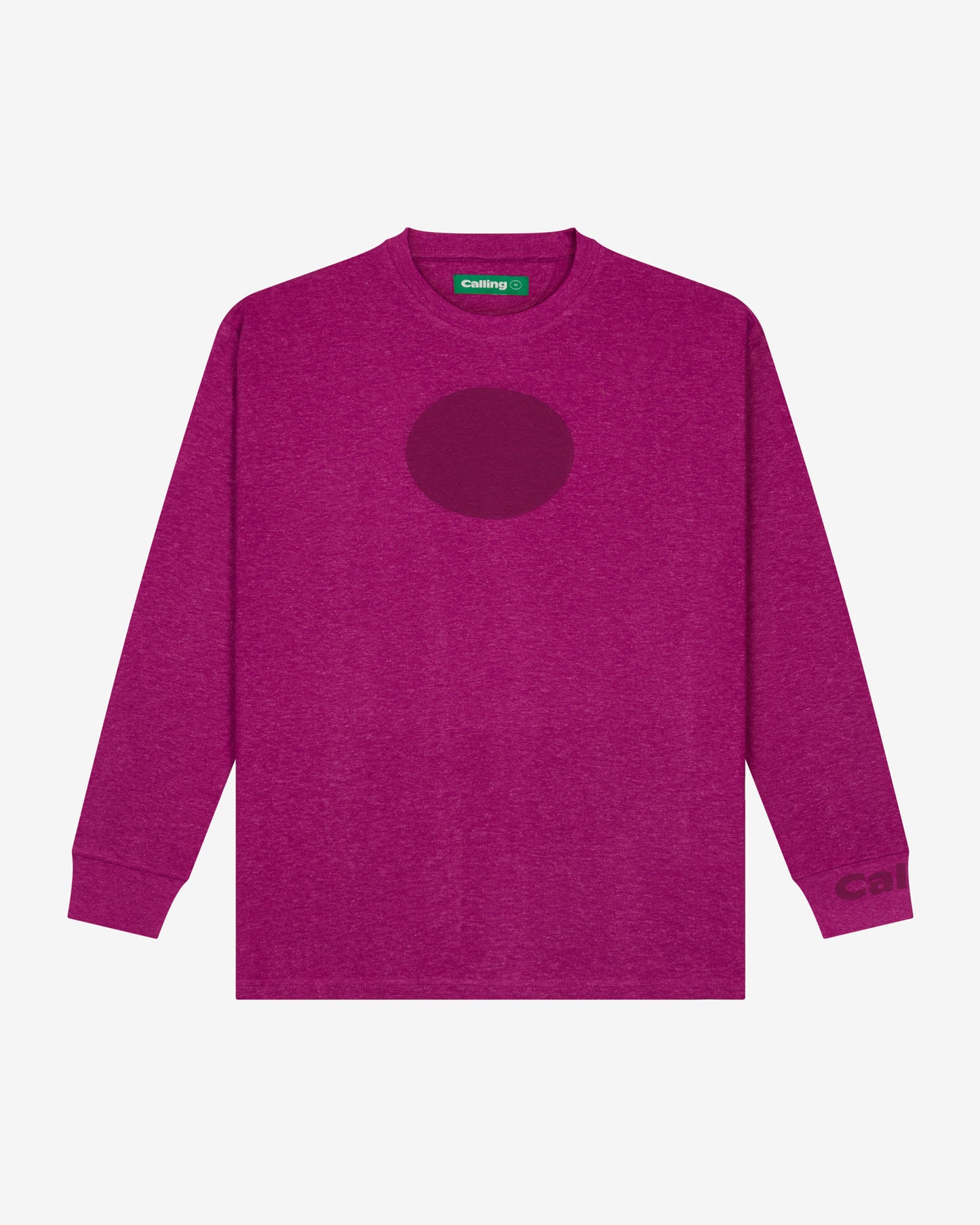 unisex pink oversized hemp sweatshirt