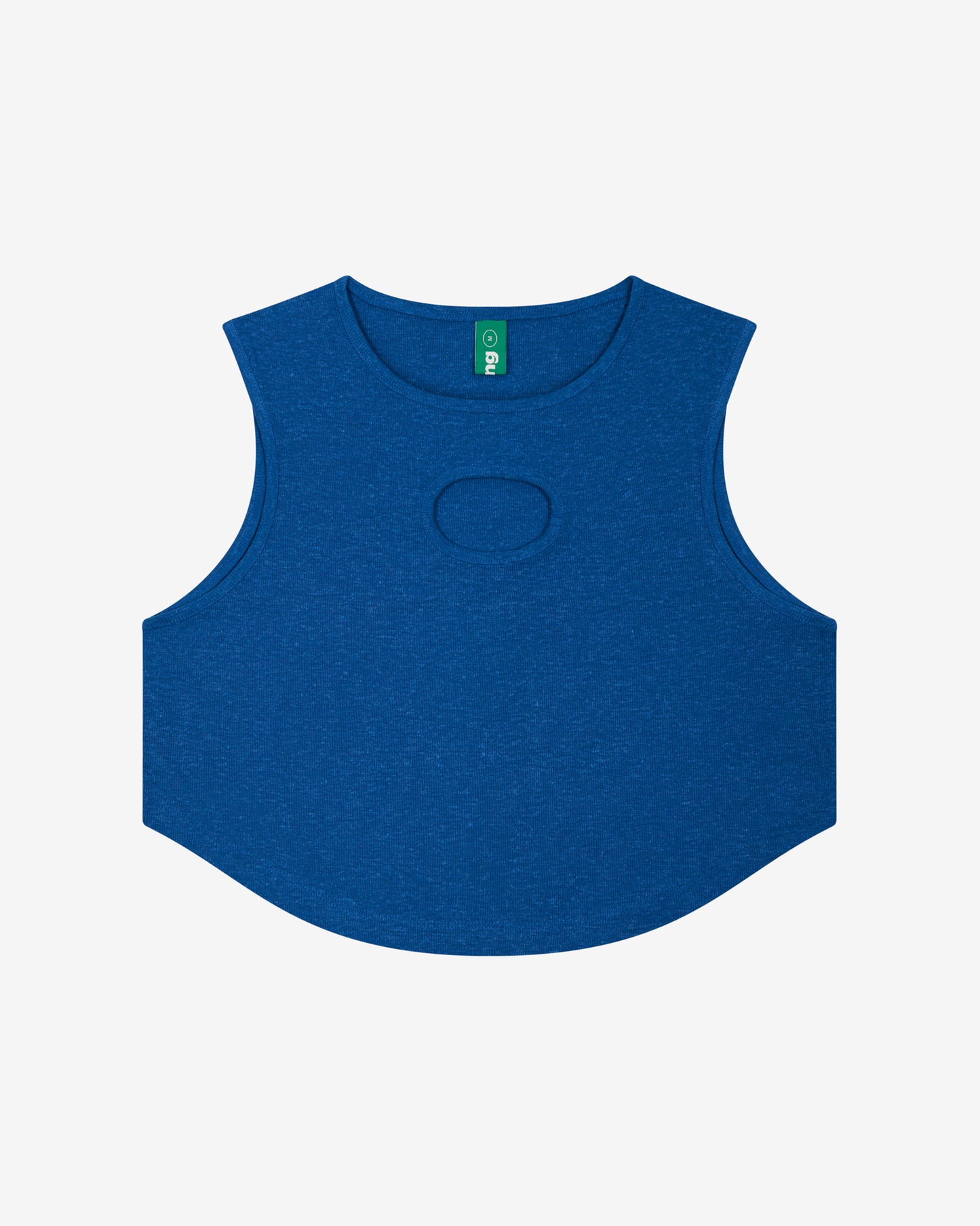 fuschia hemp crop shirt