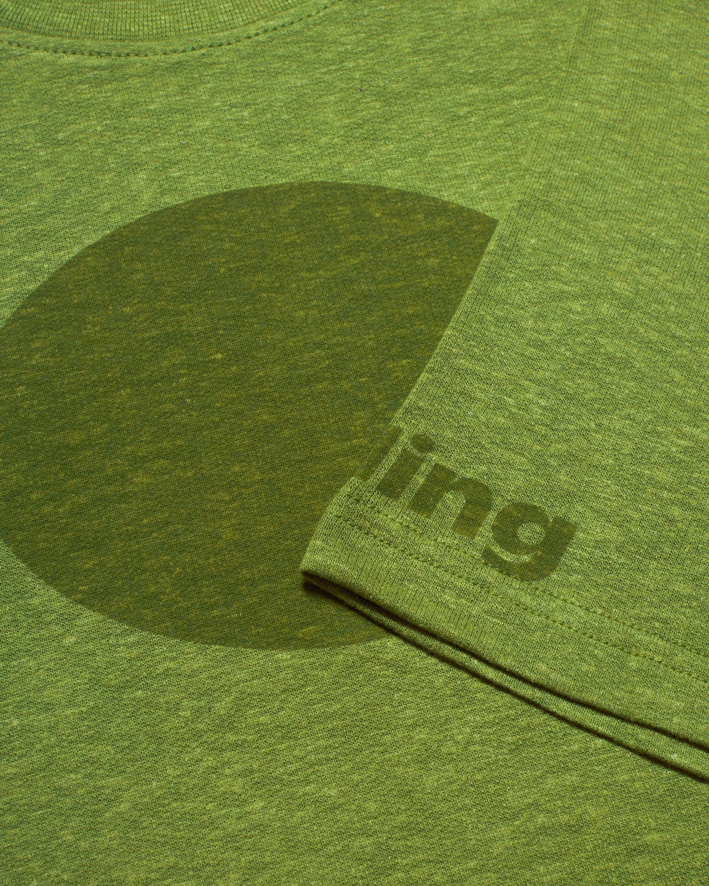 men's olive green oversized hemp t-shirt