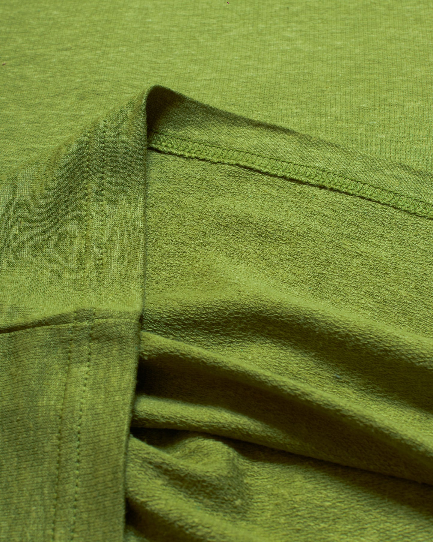 men's olive green oversized hemp t-shirt