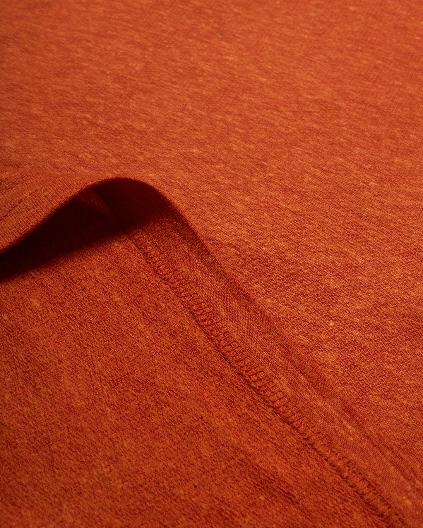 men's orange oversized hemp t-shirt