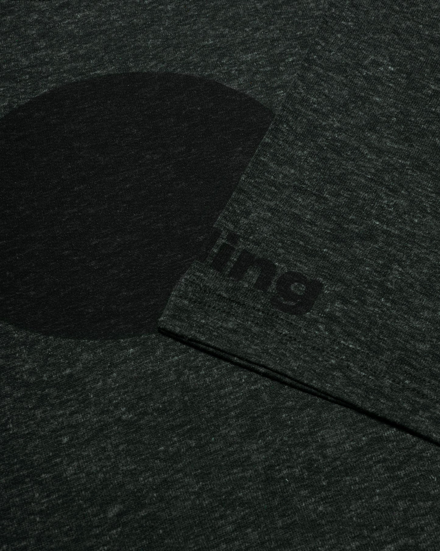men's black oversized hemp t-shirt