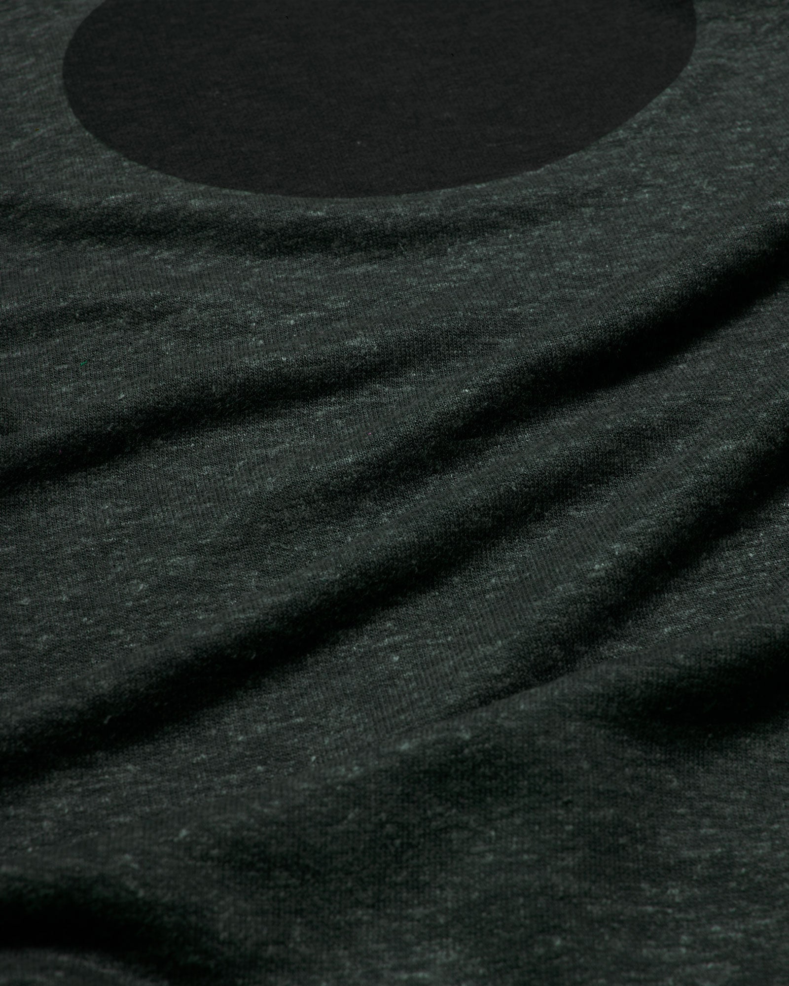 men's black oversized hemp t-shirt