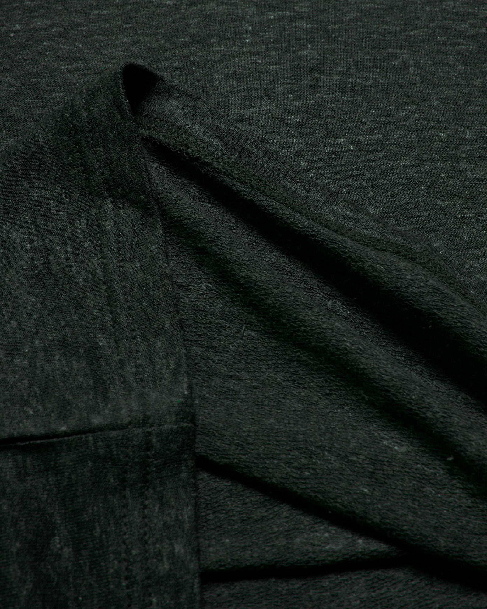 men's black oversized hemp t-shirt
