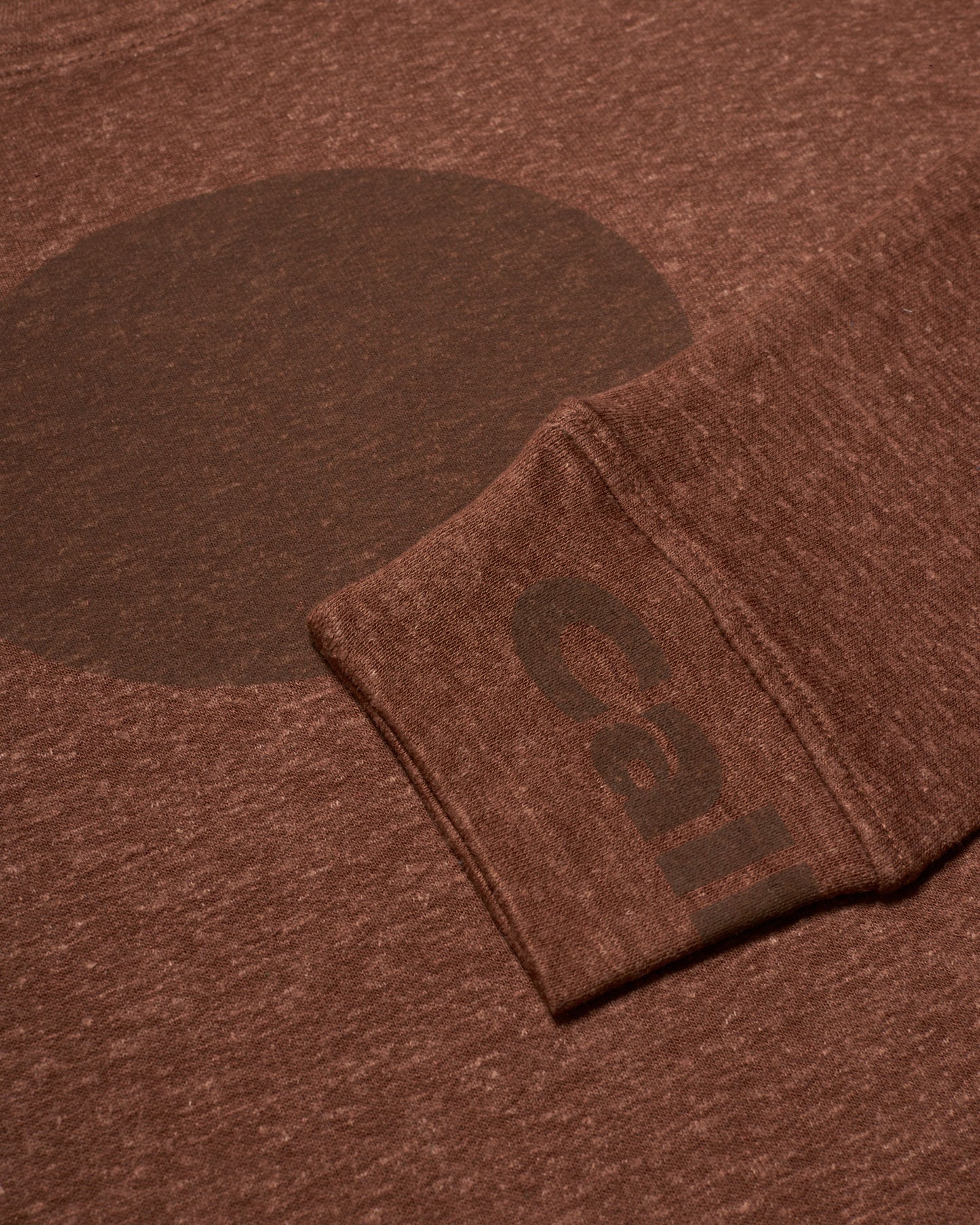 unisex brown oversized hemp sweatshirt