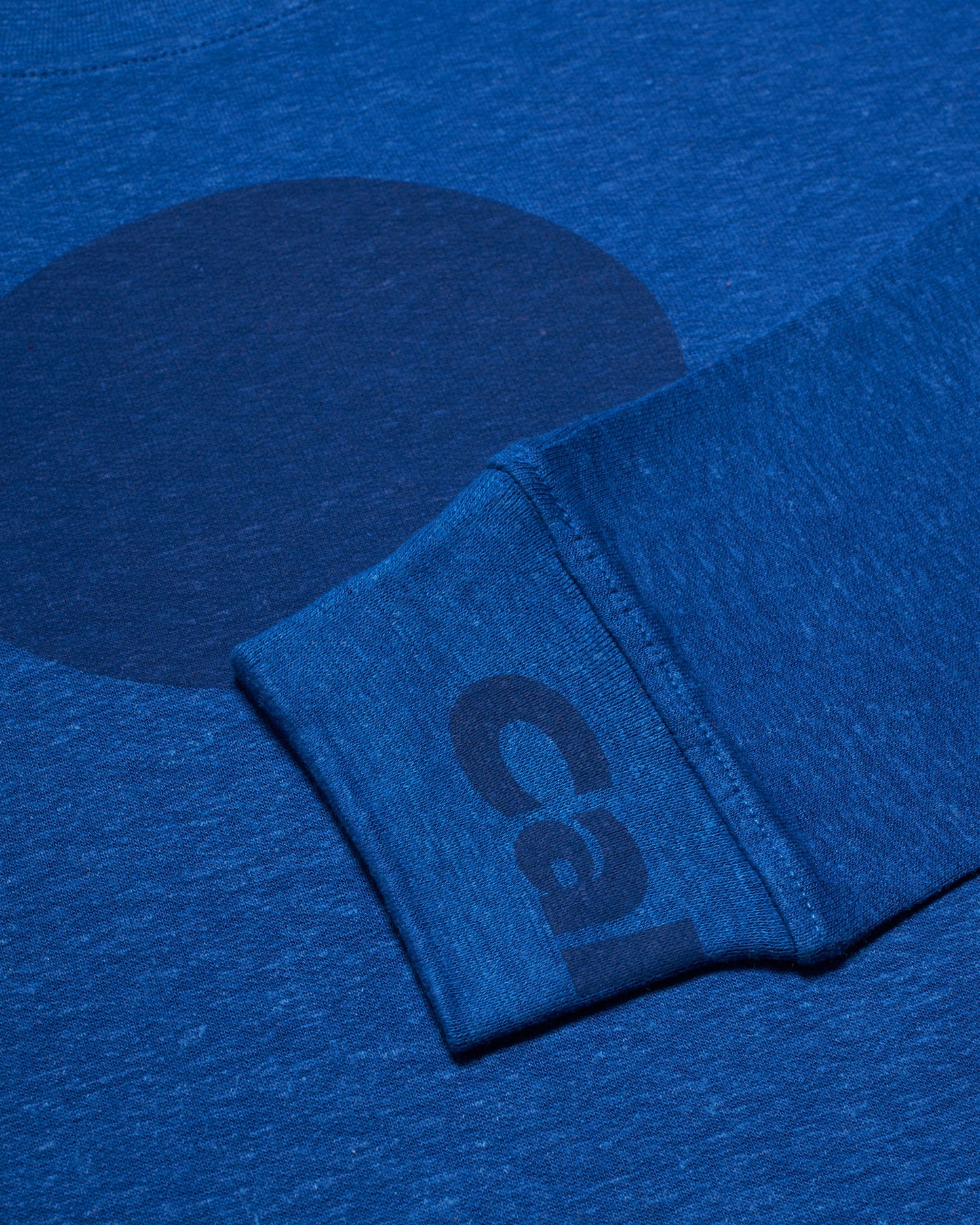unisex dark blue oversized hemp sweatshirt