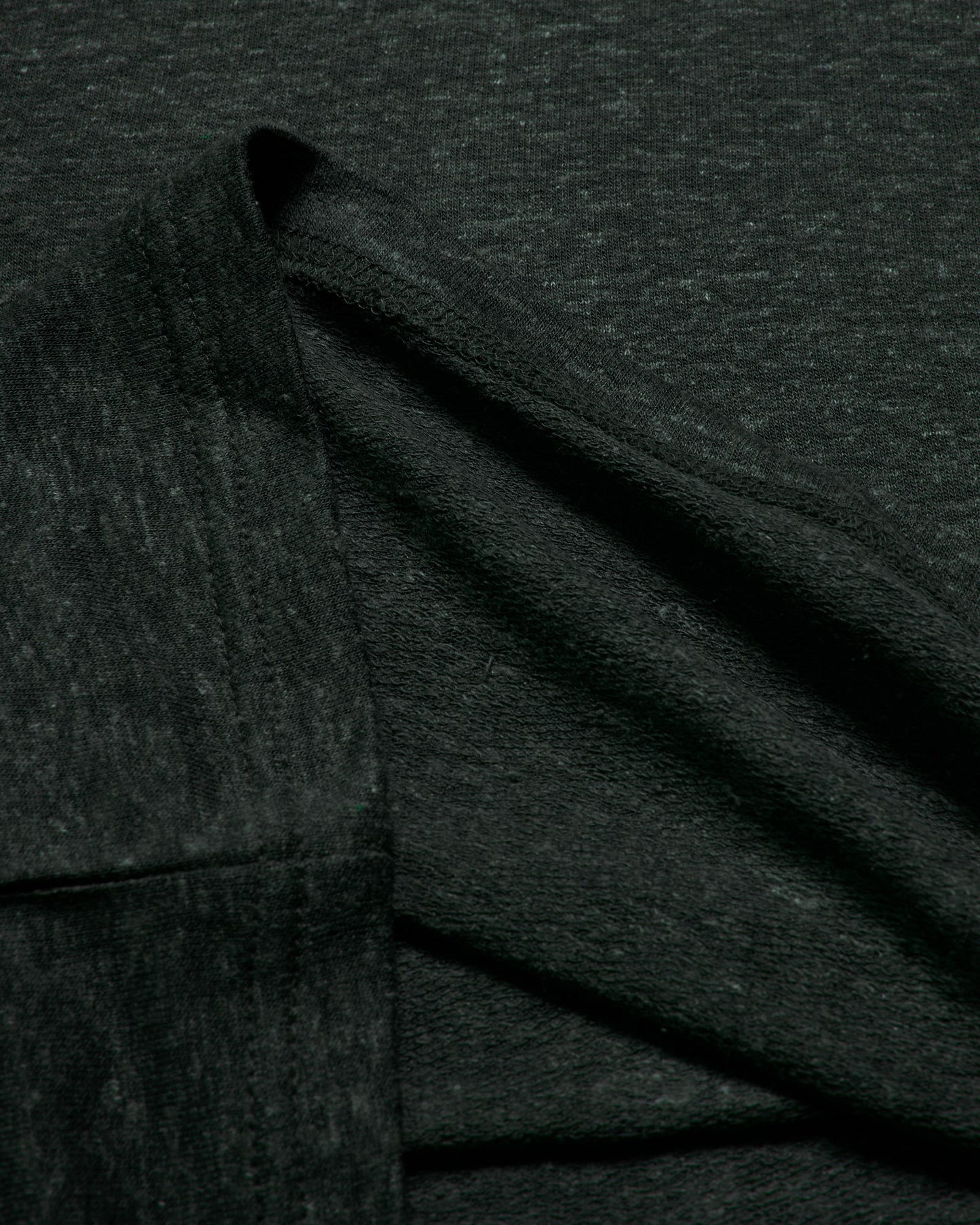 unisex black oversized hemp sweatshirt