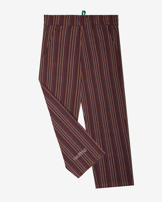men's striped hemp pant