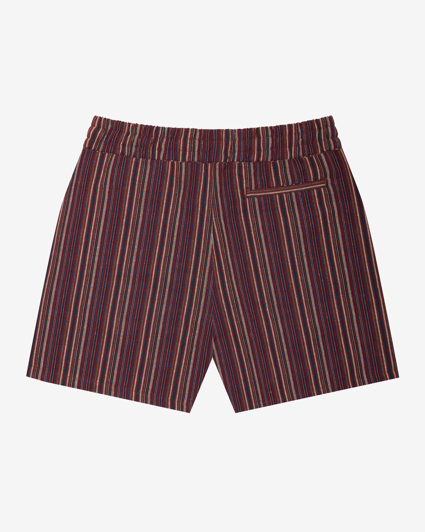 men's striped hemp short