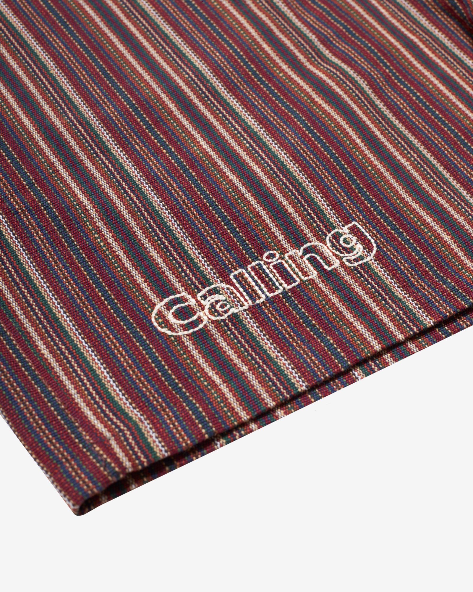 men's striped hemp short