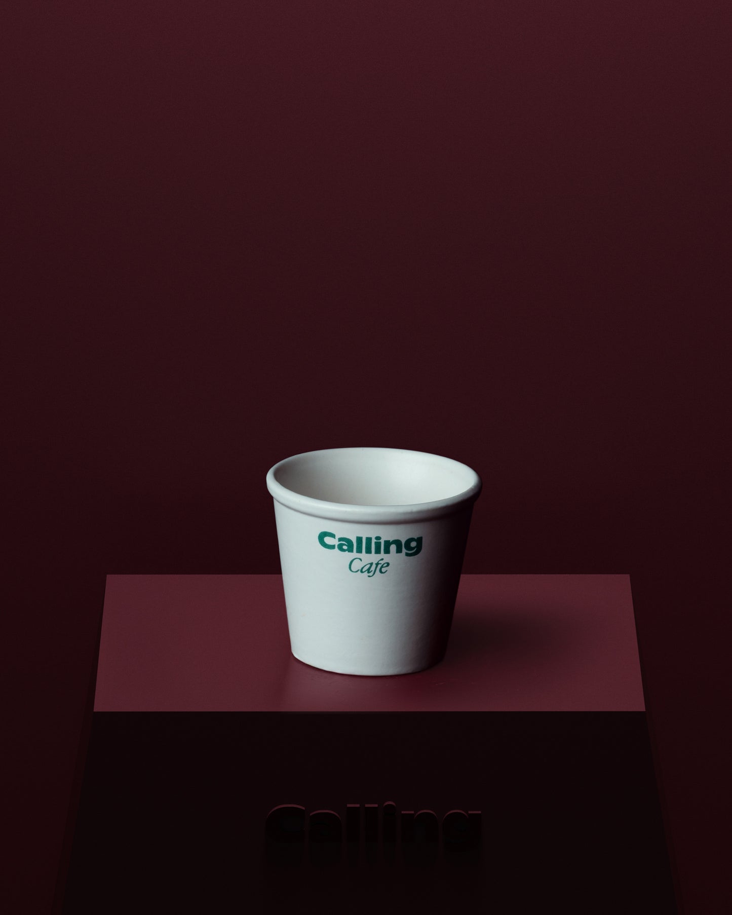Calling Ceramic Paper Cup & Plate