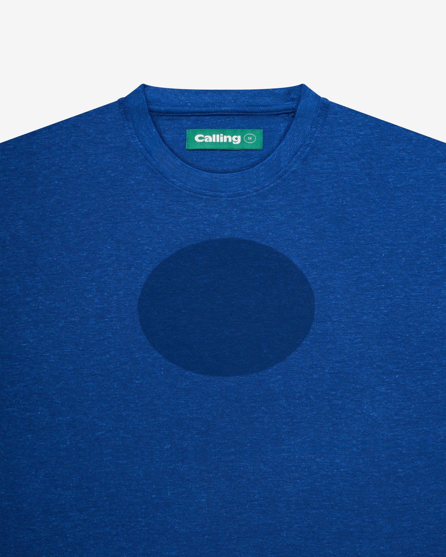 unisex dark blue oversized hemp sweatshirt