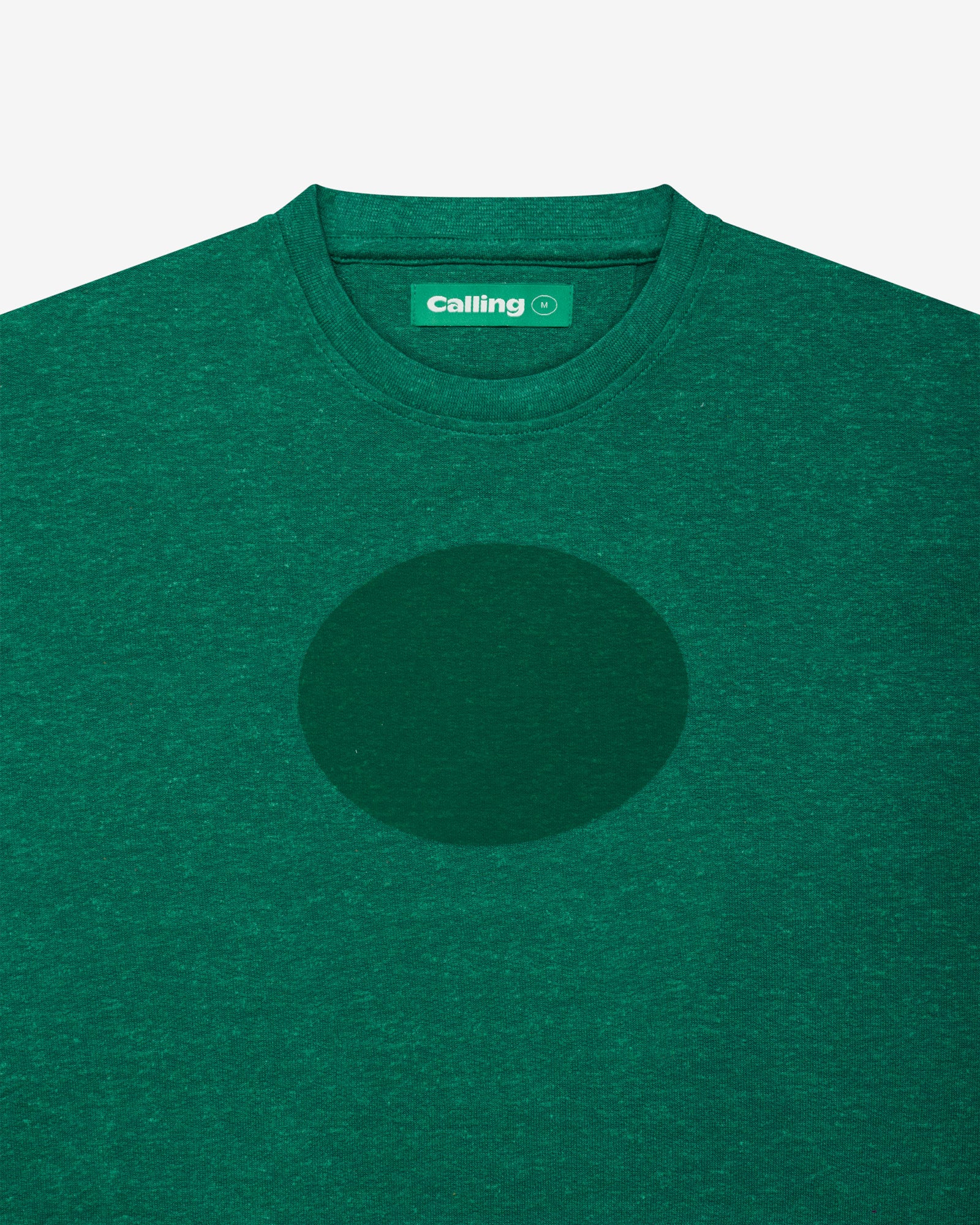 unisex dark green oversized hemp sweatshirt