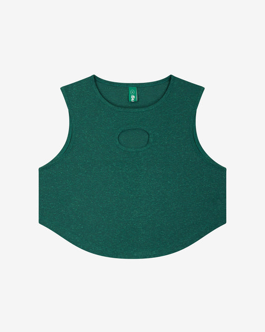 lemon hemp crop shirt