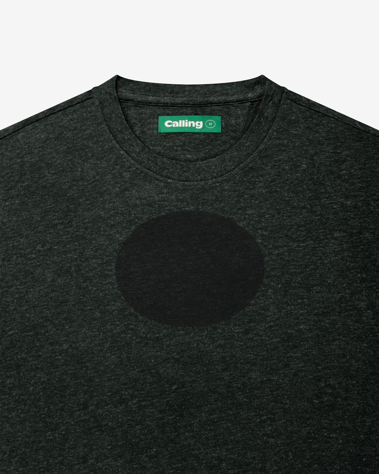 women's black oversized cropped hemp t-shirt