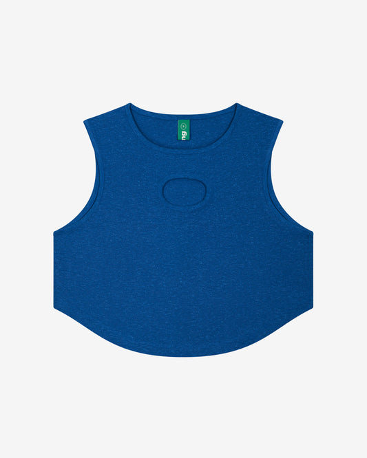 fuschia hemp crop shirt